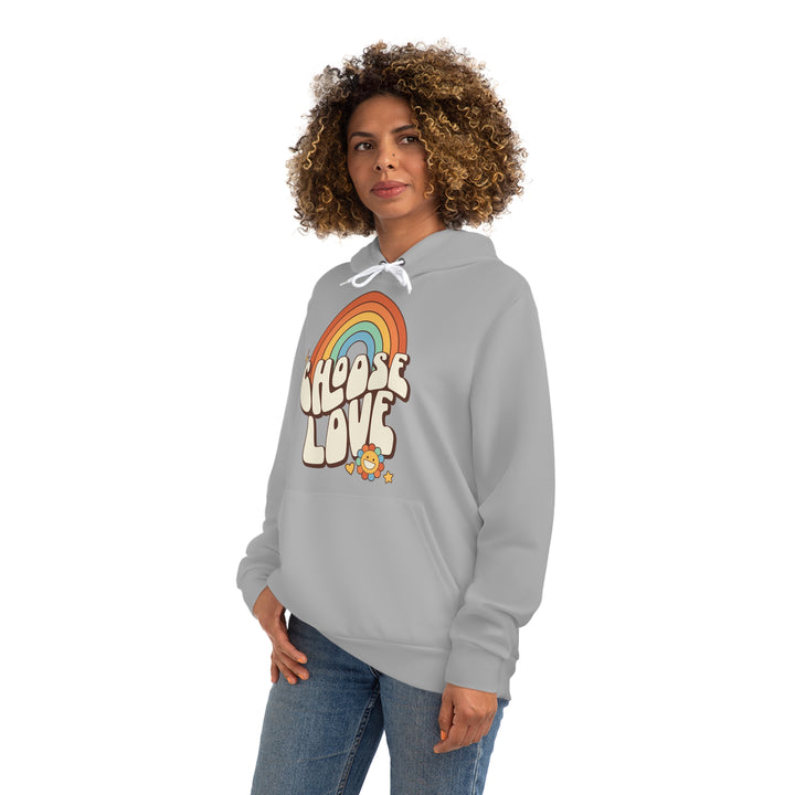 Choose Love Rainbow AOP Fashion Hoodie