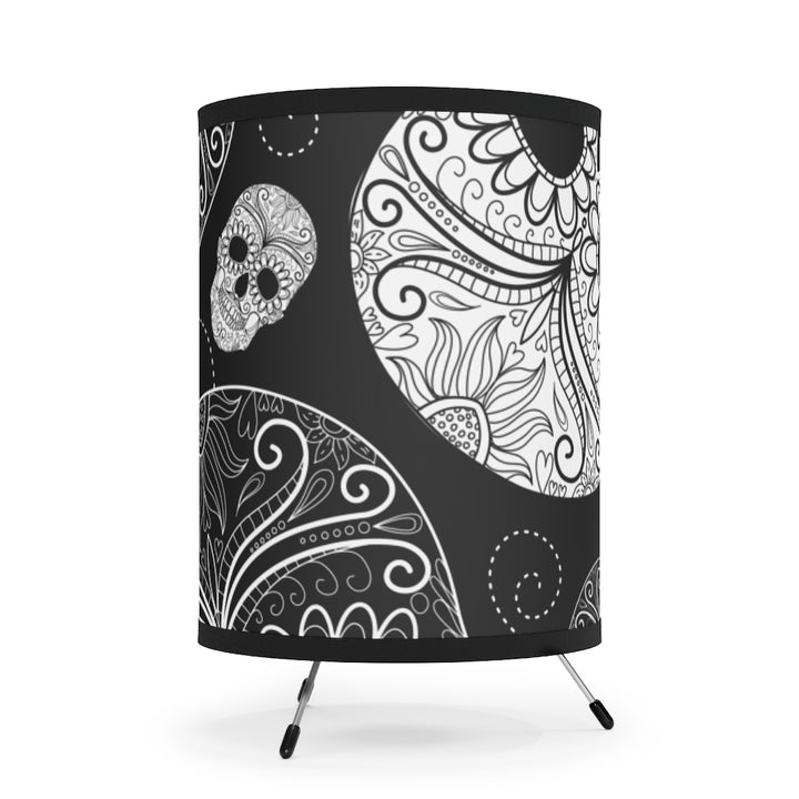Tripod Lamp with High-Res Printed Shade, US\CA plug
