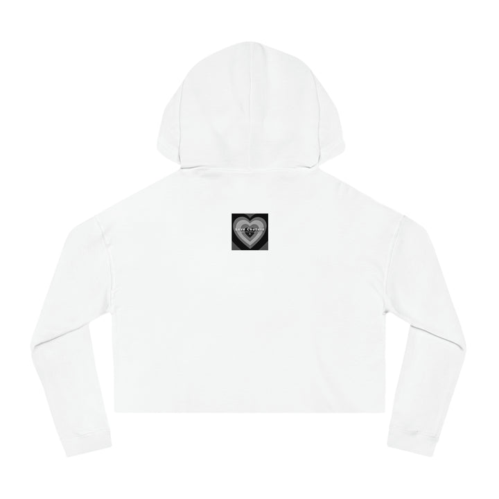 LOVE Women’s Cropped Hooded Sweatshirt