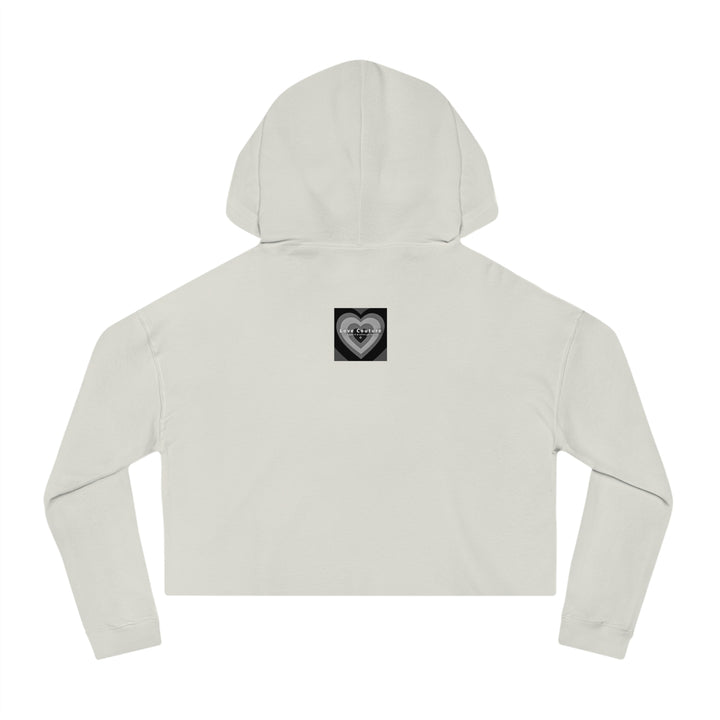 LOVE Women’s Cropped Hooded Sweatshirt