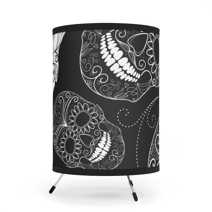 Tripod Lamp with High-Res Printed Shade, US\CA plug