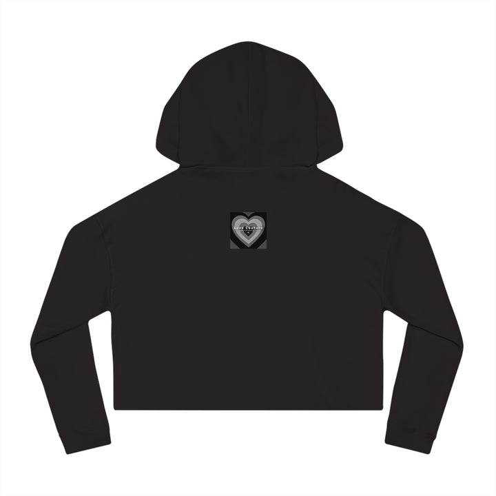 LOVE Women’s Cropped Hooded Sweatshirt