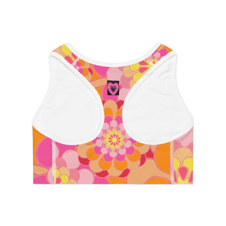Flower Power Sports Bra (AOP)
