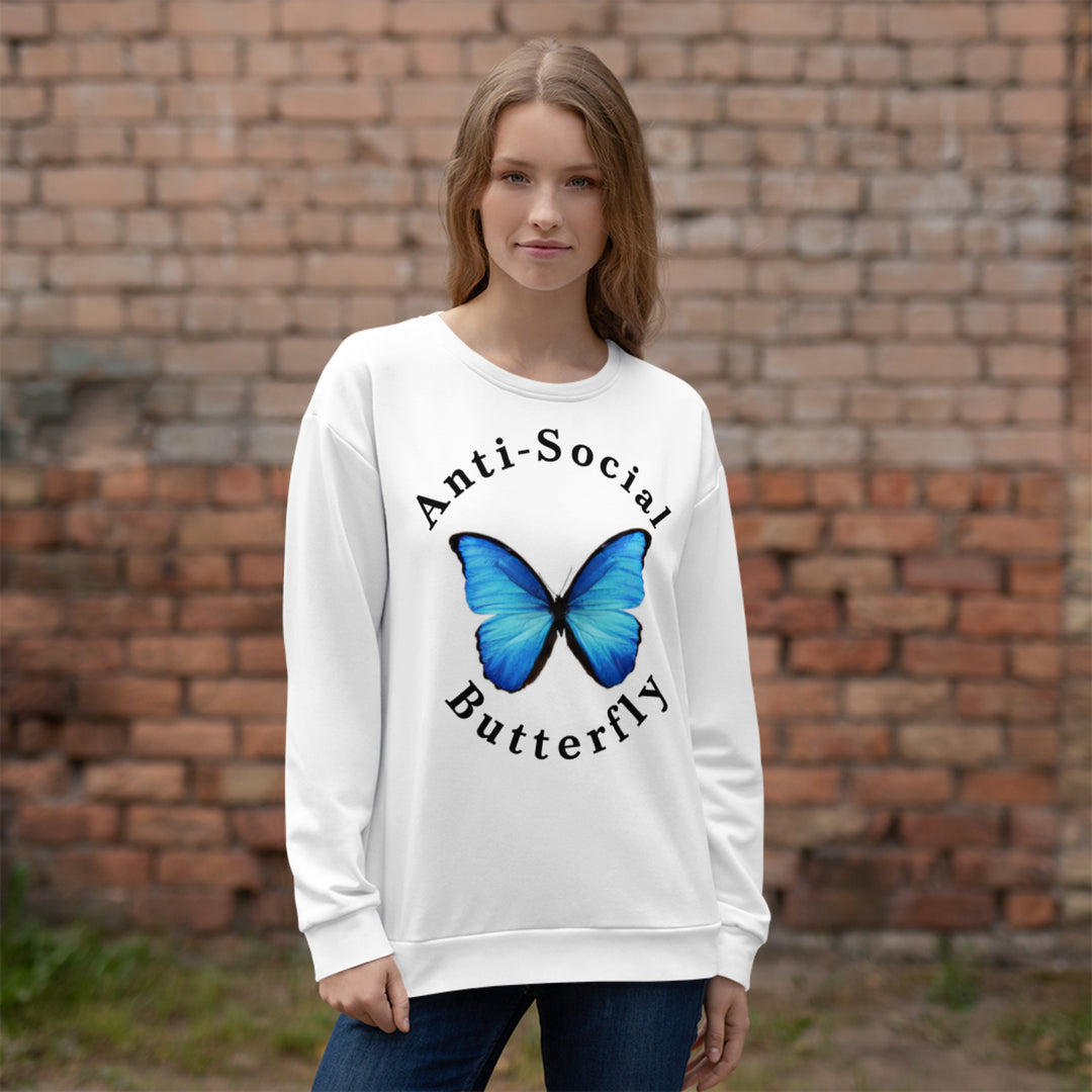 Antisocial Butterfly Unisex Sweatshirt