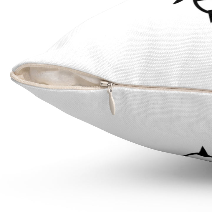 Spun Polyester Square Pillow