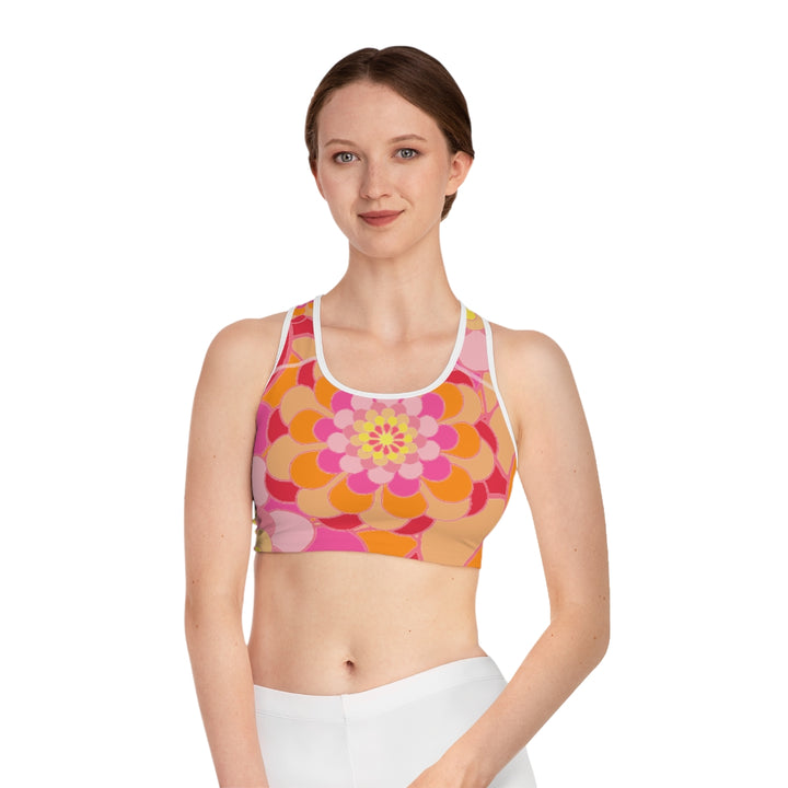 Flower Power Sports Bra (AOP)