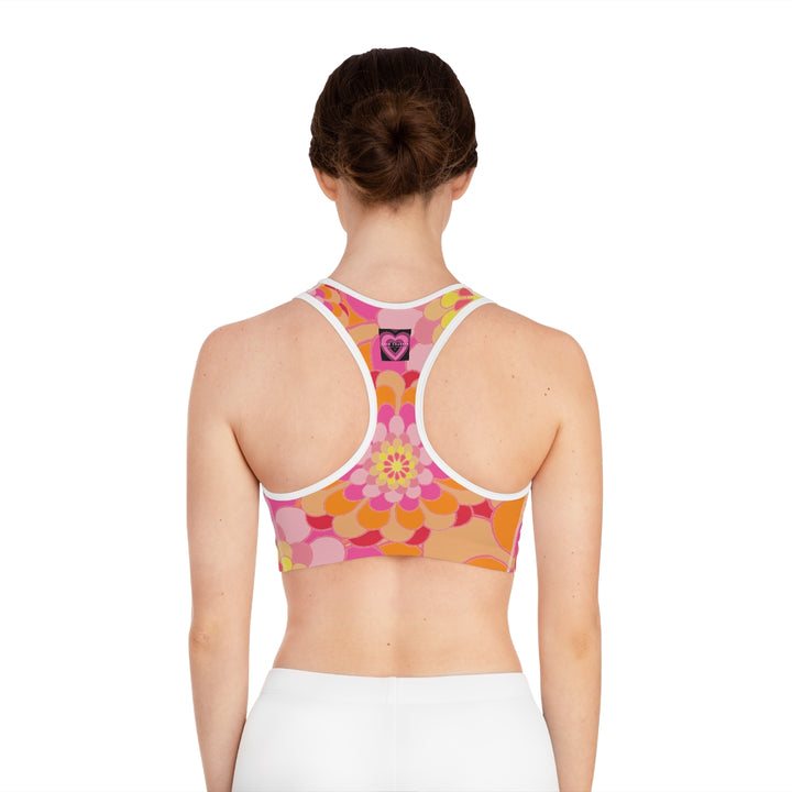 Flower Power Sports Bra (AOP)