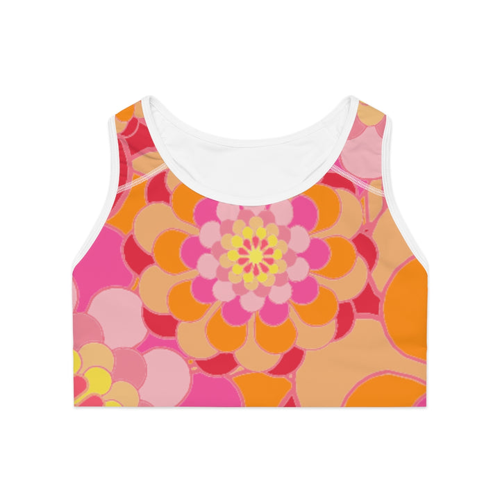 Flower Power Sports Bra (AOP)