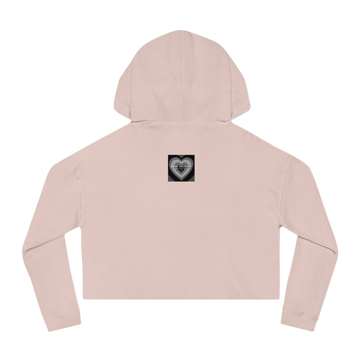 LOVE Women’s Cropped Hooded Sweatshirt