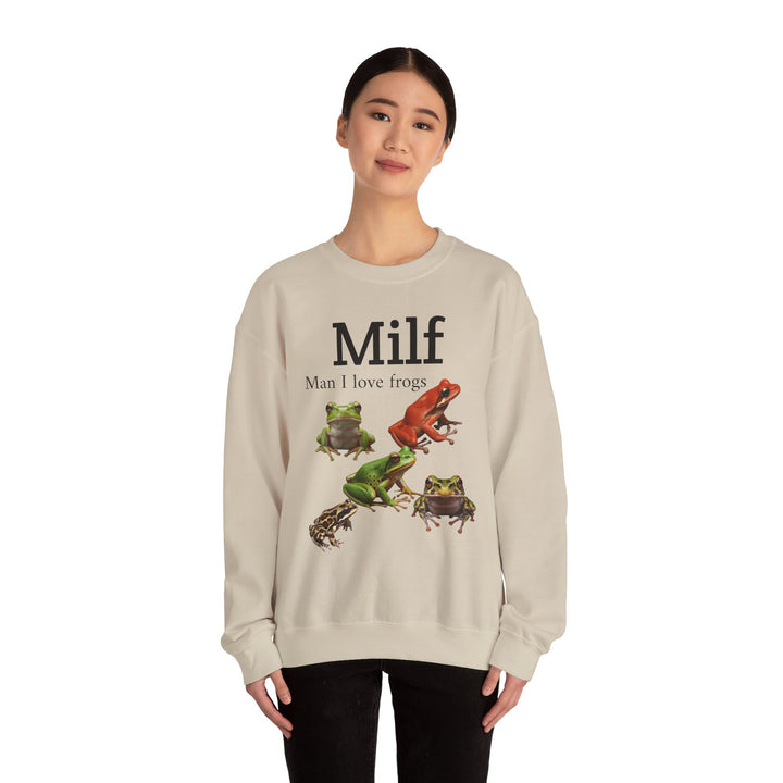 Milf (Man I Love Frogs) Sweatshirt — Funny Frog Lover Shirt