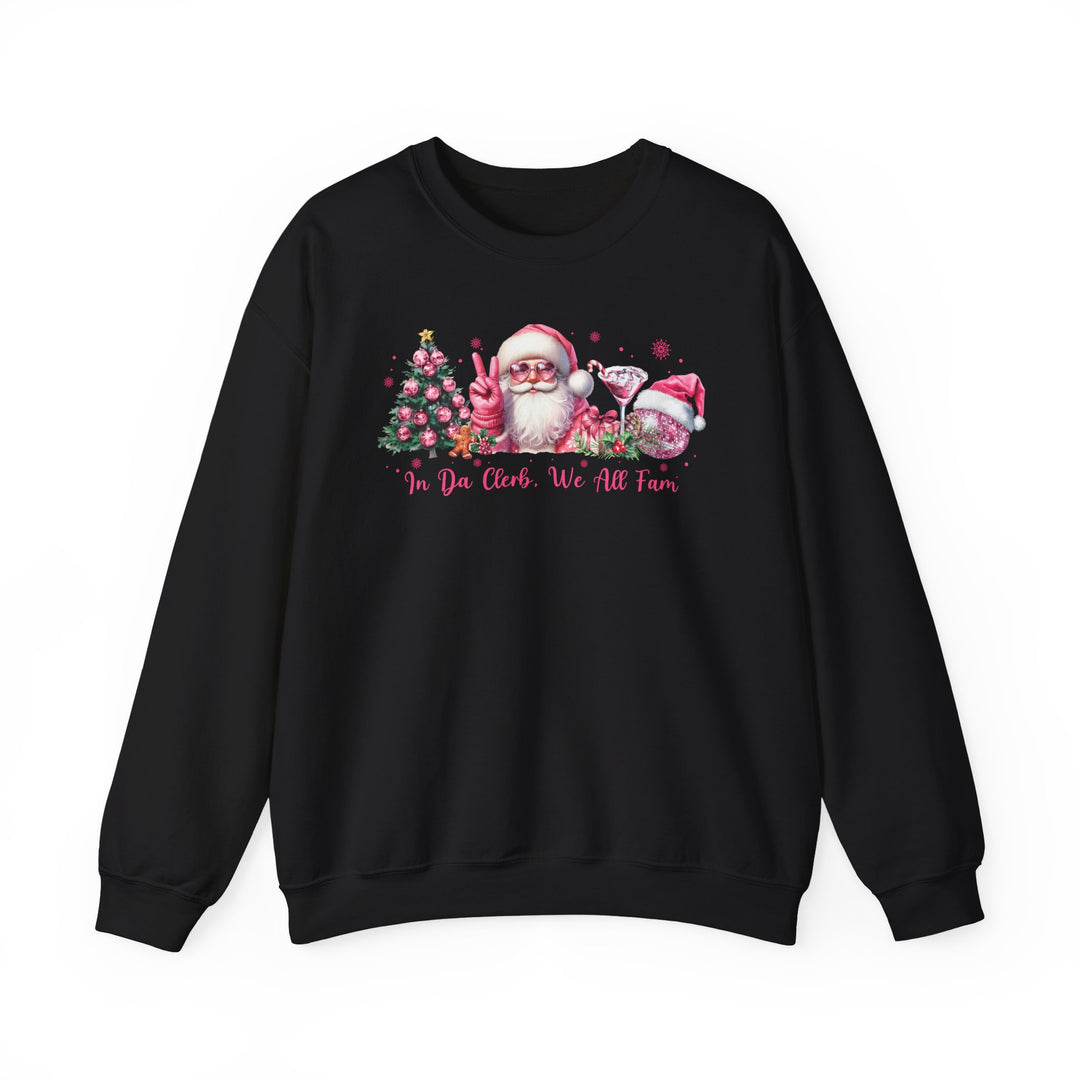 Sweatshirt In the clerb we all fam Unisex Coquette Christmas Pink Top Holidays