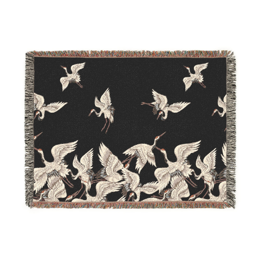 Crane Woven Blanket