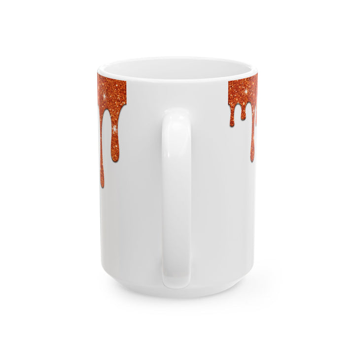 Showgirl Era Ceramic Mug, Glitter Coffee Cup, Unique Gift for Her, Retro Style Mug