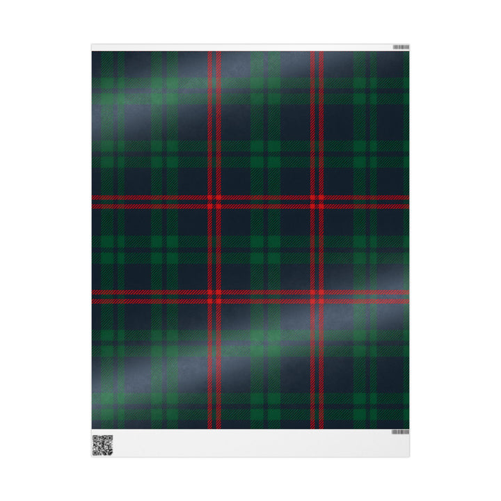 Tartan Plaid Wrapping Paper – Classic Green & Red Holiday Gift Wrap