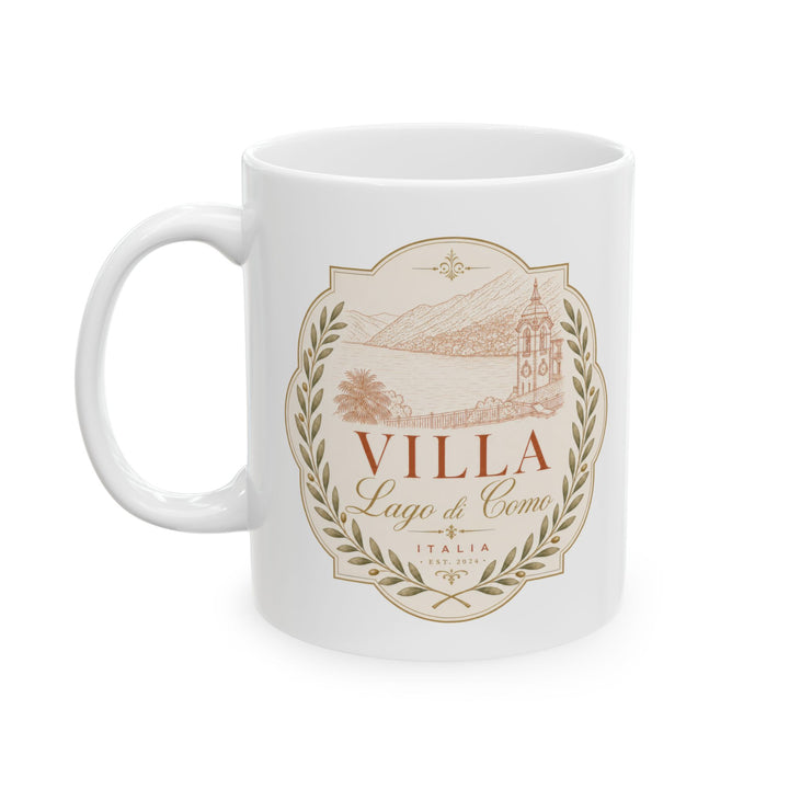 Floral Mom Coffee Mug — "Best Mom" Ceramic Tea Cup (11oz, 15oz)