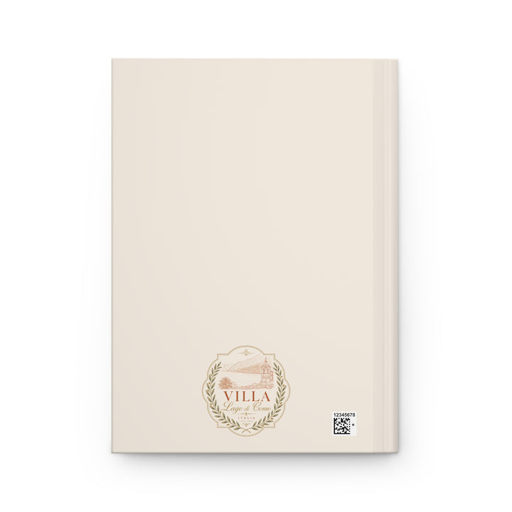 Villa Lago di Como Lakeside Sketch Hardcover Journal Travel Notebook, Daily Planner and Guest Book