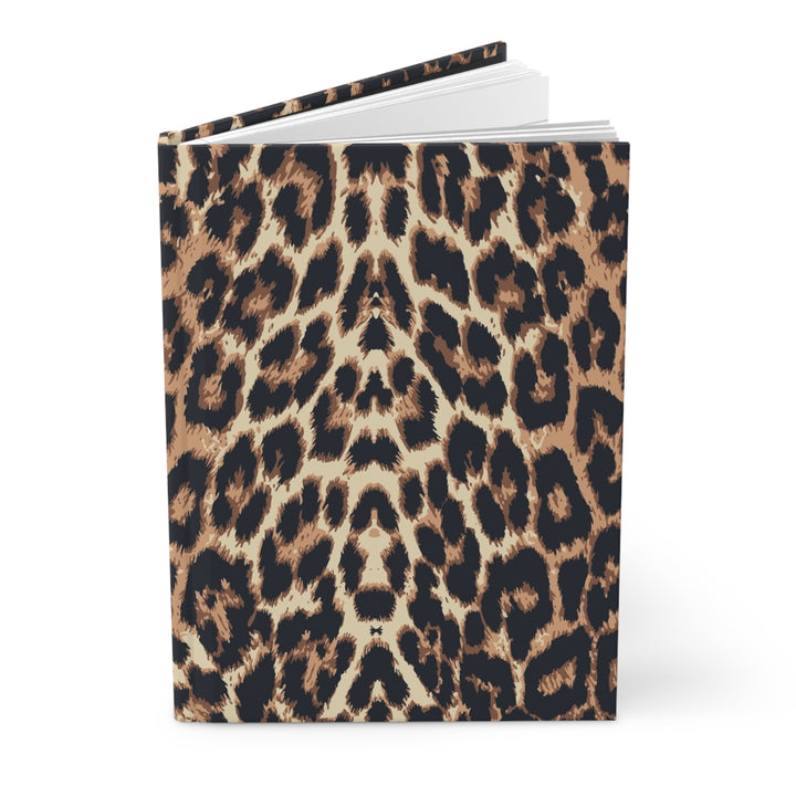 Leopard Print Journal Hardcover Matte Lined Fashionable Stylish