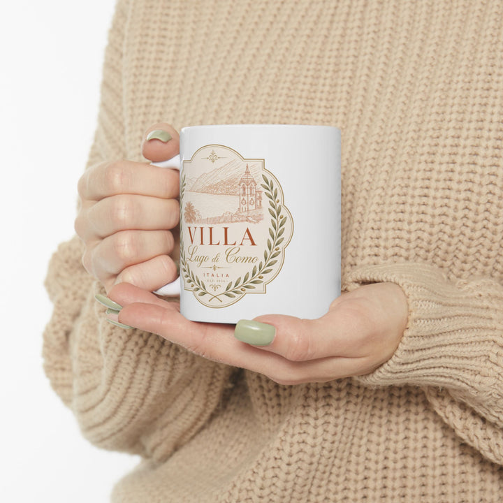 Floral Mom Coffee Mug — "Best Mom" Ceramic Tea Cup (11oz, 15oz)