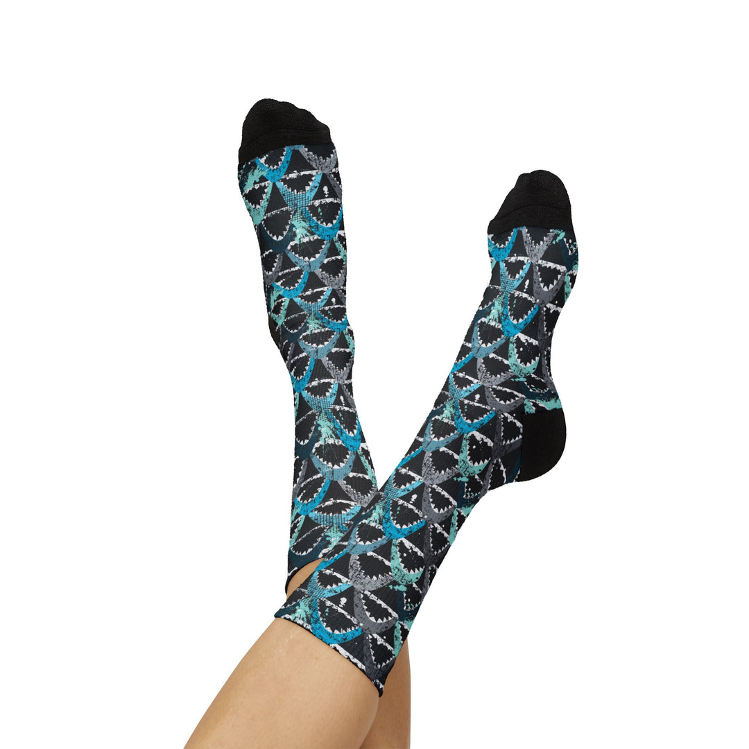 Shark Socks, Unisex Crew Socks