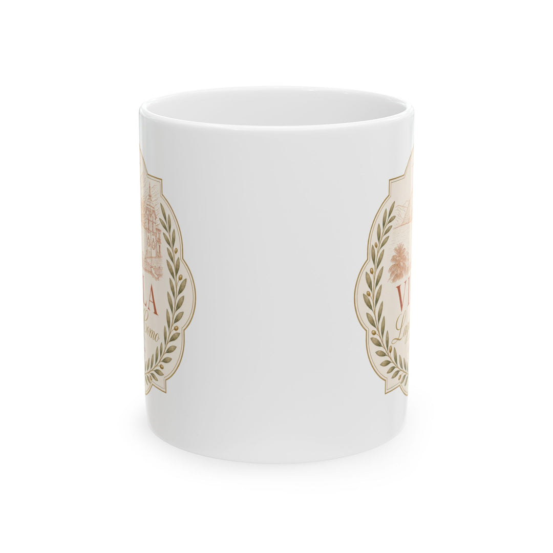 Floral Mom Coffee Mug — "Best Mom" Ceramic Tea Cup (11oz, 15oz)