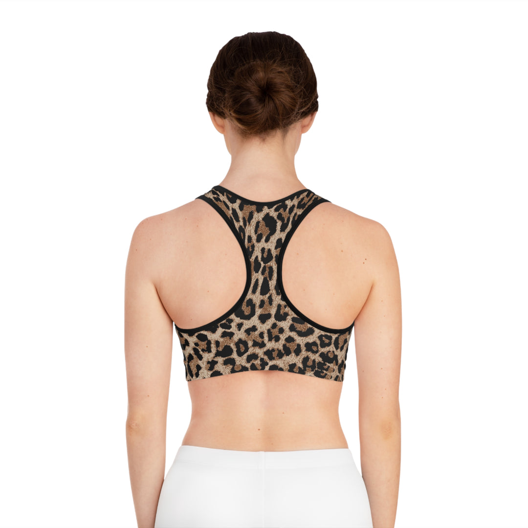 Leopard Print Sports Bra