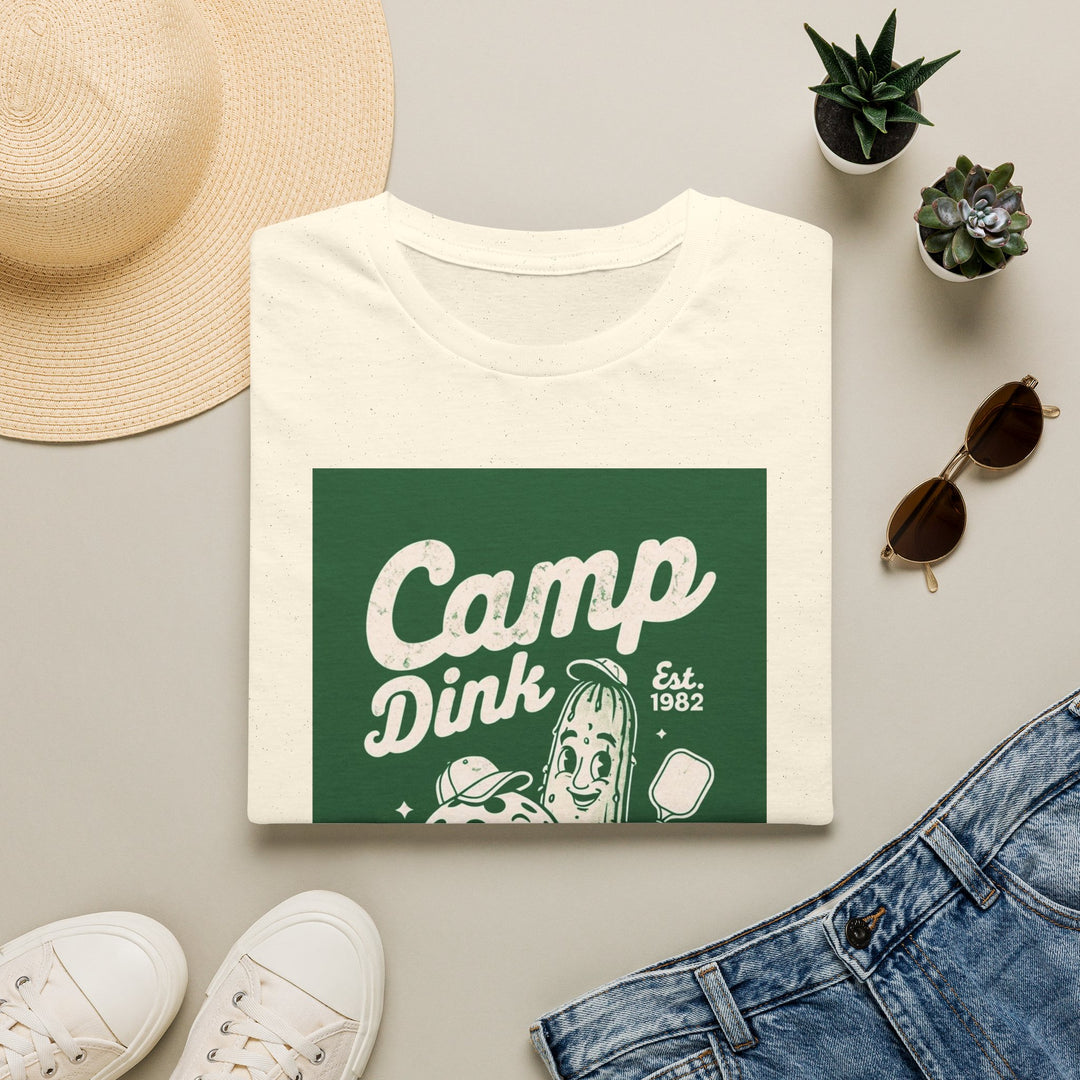 Camp Dink Retro Campfire T‑Shirt — Vintage Outdoor Summer Tee (Est. 1982)