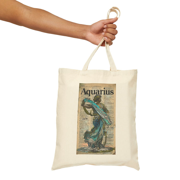 Aquarius Zodiac Tote Bag