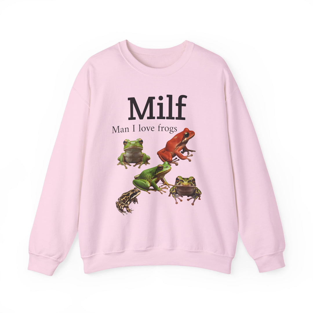 Milf (Man I Love Frogs) Sweatshirt — Funny Frog Lover Shirt