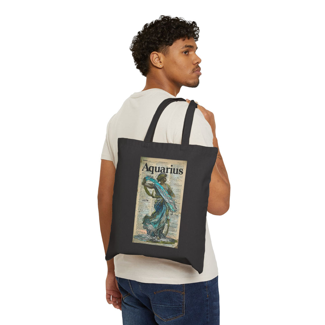 Aquarius Zodiac Tote Bag