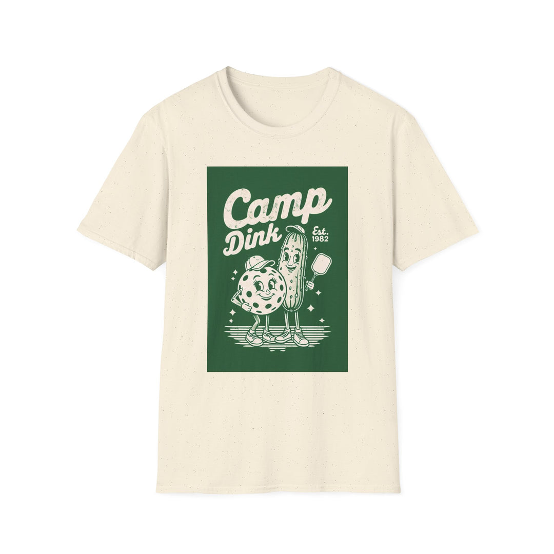 Camp Dink Retro Campfire T‑Shirt — Vintage Outdoor Summer Tee (Est. 1982)
