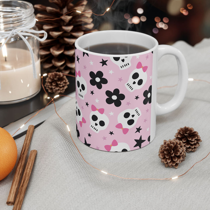 Dia de los Muertos Skull Halloween Ceramic Mug