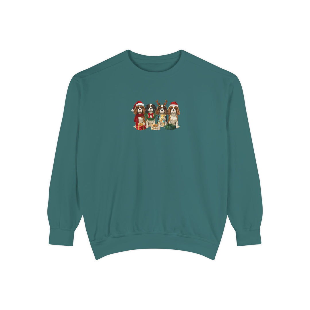 Cavalier King Charles Christmas Sweatshirt | Dog Mom Holiday Sweatshirt | Cavalier Lover Gift | Cozy Christmas Crewneck | Merry Paws Collection™