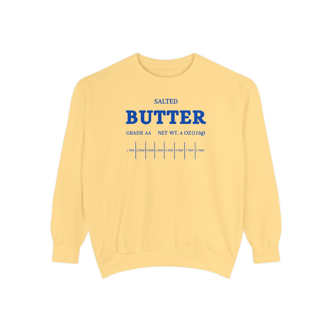 Salted Butter Unisex Garment-Dyed Sweatshirt