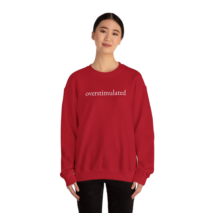 Overstimulated Sweatshirt Overstimulated Tshirt Overstimulated Mom Overstimulated Tee Funny Shirt Weirdcore Clothing Gen Z Apparel