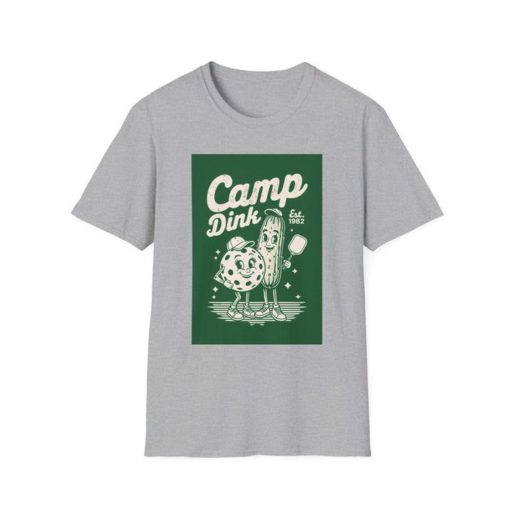 Camp Dink Retro Campfire T‑Shirt — Vintage Outdoor Summer Tee (Est. 1982)