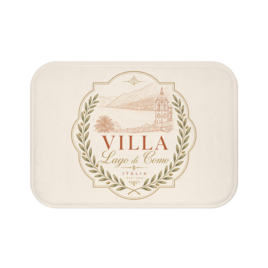 Villa Lago di Como Decorative Bath Mat Italian Villa Bathroom Rug