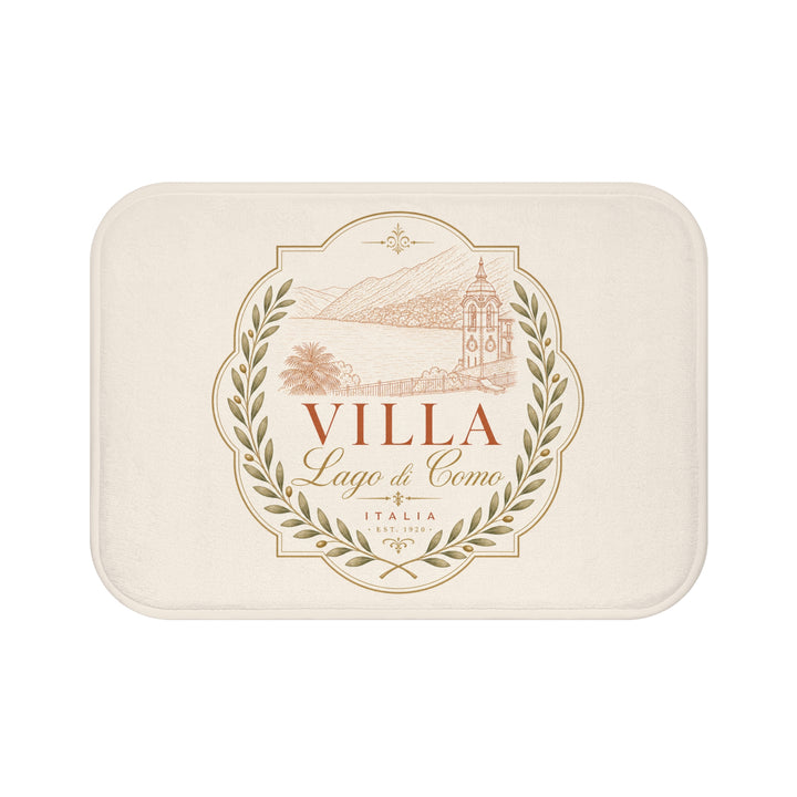 Villa Lago di Como Decorative Bath Mat Italian Villa Bathroom Rug