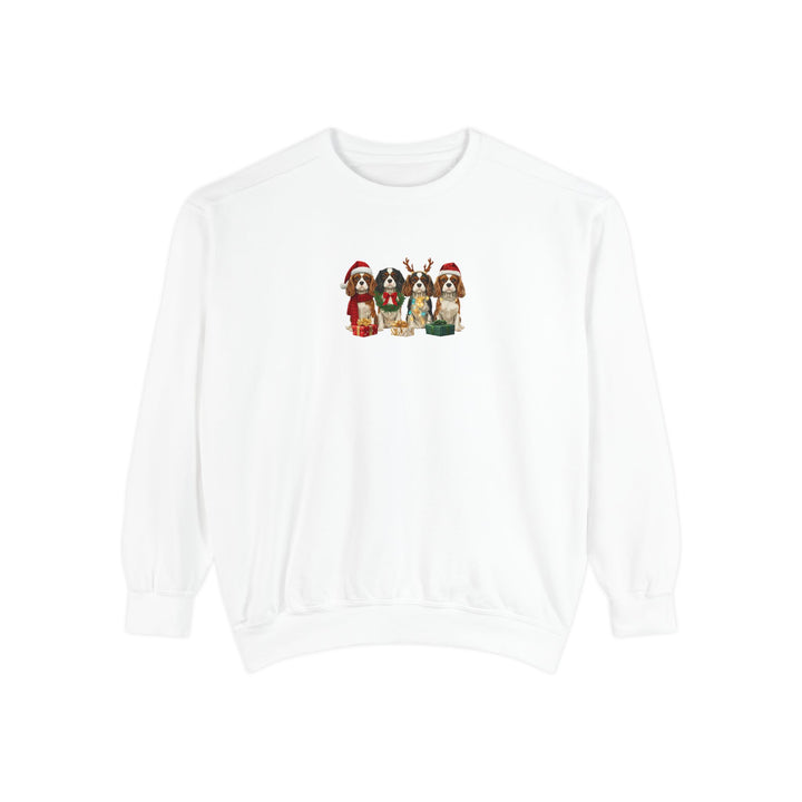 Cavalier King Charles Christmas Sweatshirt | Dog Mom Holiday Sweatshirt | Cavalier Lover Gift | Cozy Christmas Crewneck | Merry Paws Collection™