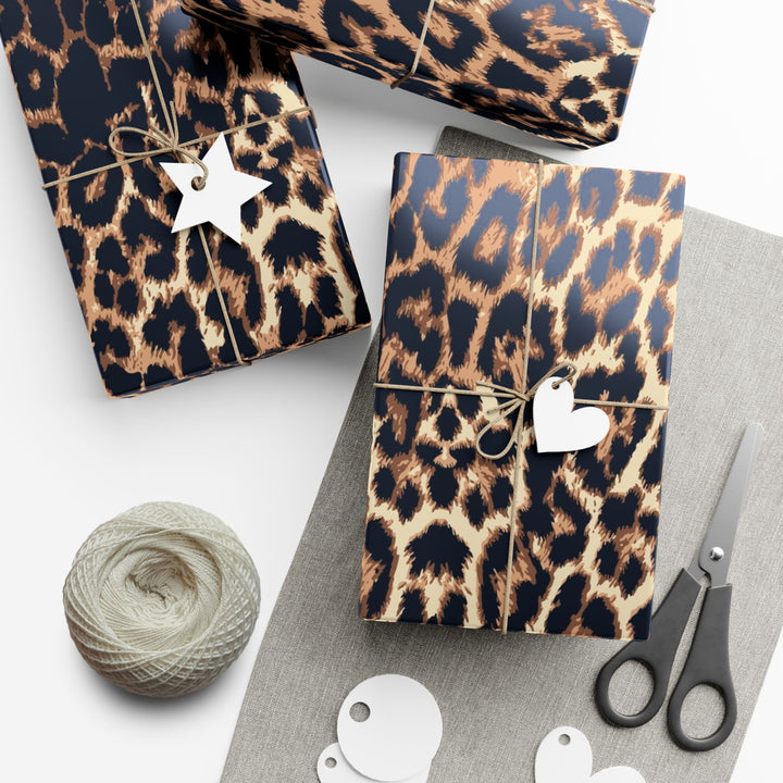 Leopard Print Gift Wrap Papers - Stylish & Trendy Wrapping for Special Occasions Christmas Wrapping Paper