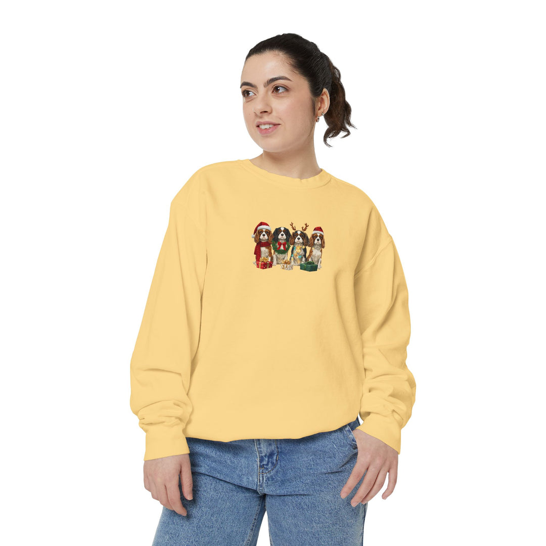 Cavalier King Charles Christmas Sweatshirt | Dog Mom Holiday Sweatshirt | Cavalier Lover Gift | Cozy Christmas Crewneck | Merry Paws Collection™