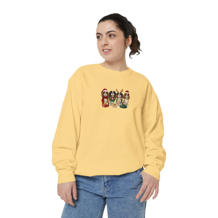 Cavalier King Charles Christmas Sweatshirt | Dog Mom Holiday Sweatshirt | Cavalier Lover Gift | Cozy Christmas Crewneck | Merry Paws Collection™