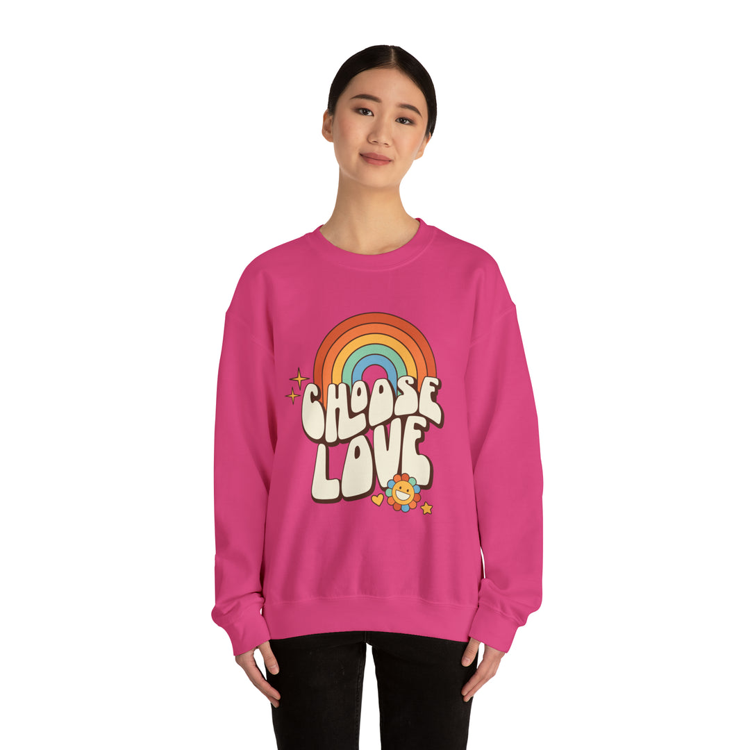Choose Love Unisex Crewneck Sweatshirt