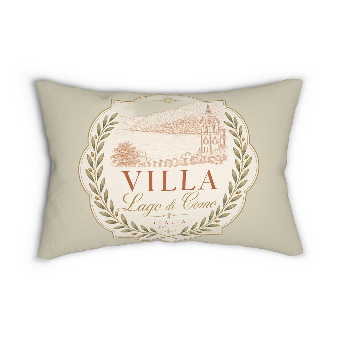 Villa Lago di Como Lumbar Pillow