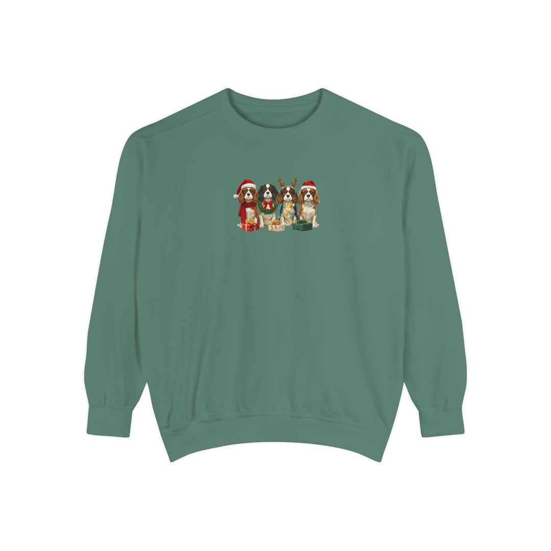 Cavalier King Charles Christmas Sweatshirt | Dog Mom Holiday Sweatshirt | Cavalier Lover Gift | Cozy Christmas Crewneck | Merry Paws Collection™