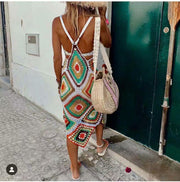Handmade Boho Crochet Dress