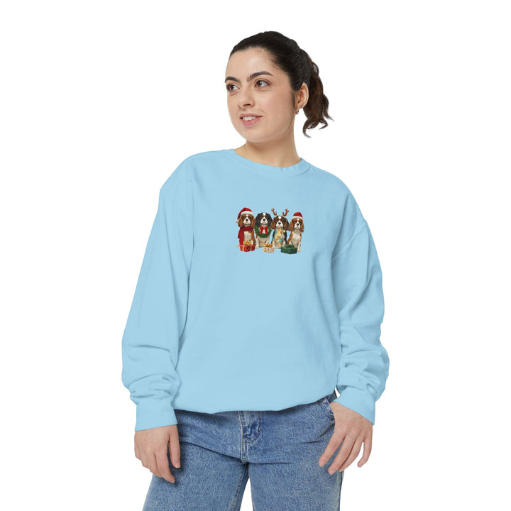 Cavalier King Charles Christmas Sweatshirt | Dog Mom Holiday Sweatshirt | Cavalier Lover Gift | Cozy Christmas Crewneck | Merry Paws Collection™