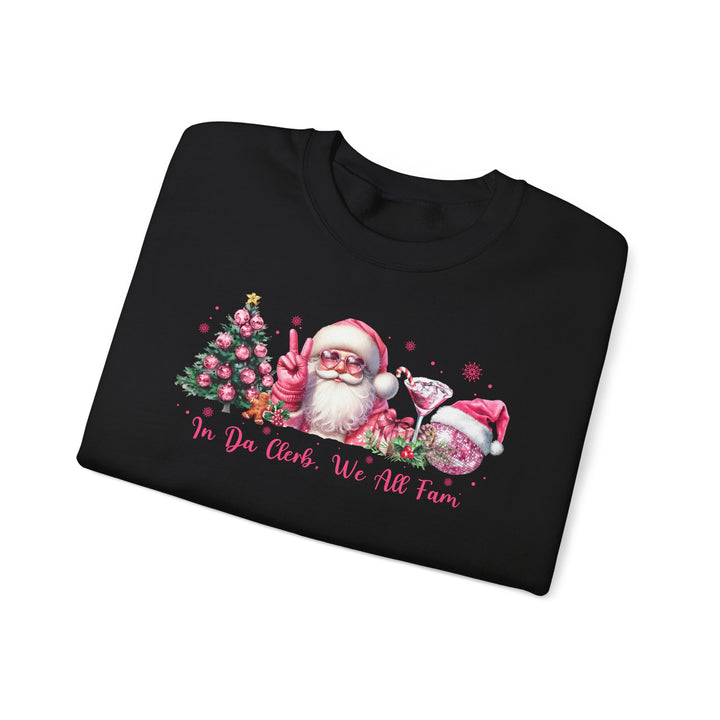 Sweatshirt In the clerb we all fam Unisex Coquette Christmas Pink Top Holidays