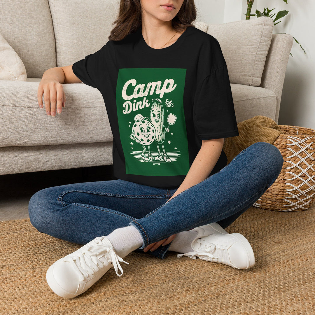 Camp Dink Retro Campfire T‑Shirt — Vintage Outdoor Summer Tee (Est. 1982)