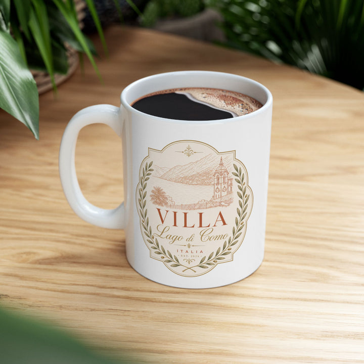 Floral Mom Coffee Mug — "Best Mom" Ceramic Tea Cup (11oz, 15oz)