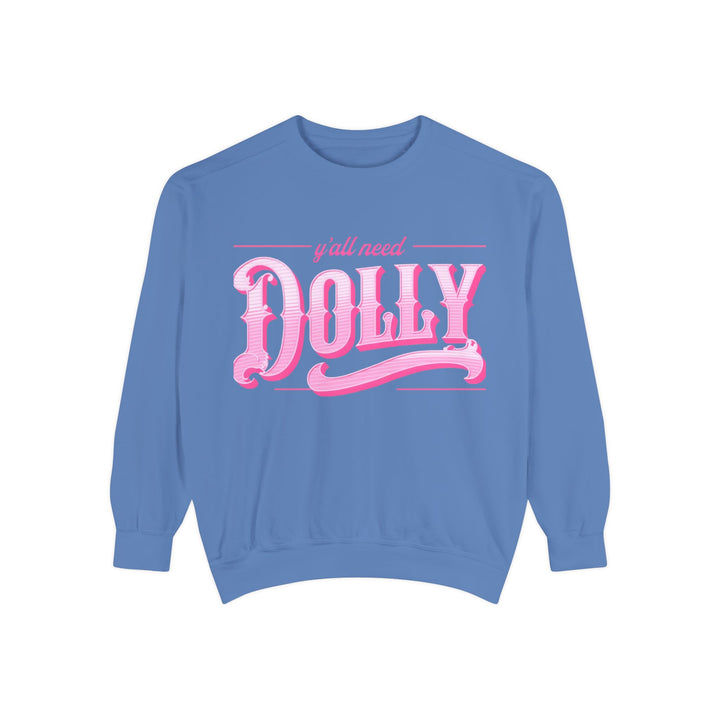 Dolly Unisex Sweatshirt, Cozy Gift for Music Lovers, Perfect for Concerts